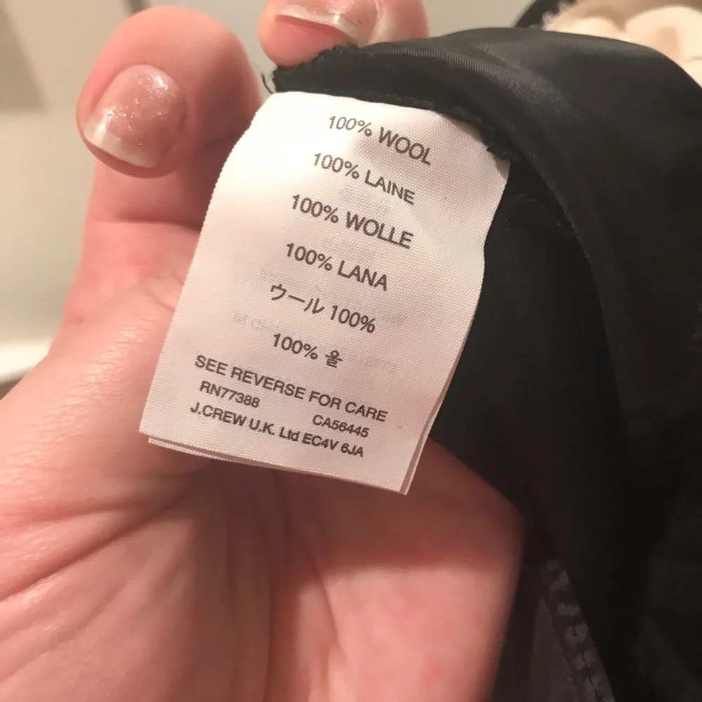 J. Crew Black Wide-Leg Trousers - Picture 4 of 6